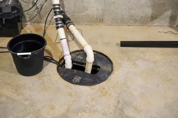 Basement Drainage Installation in Avon